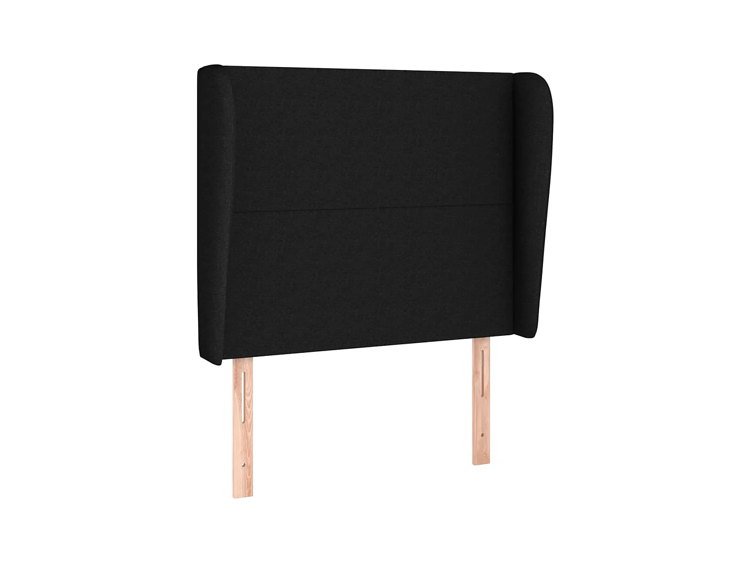 Tête de lit accessoire tissu noire 83 x 23 x 128 cm TDL0204435