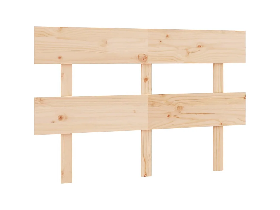 Tête de lit accessoire bois marron 124 x 3 x 81 cm TDL0206768