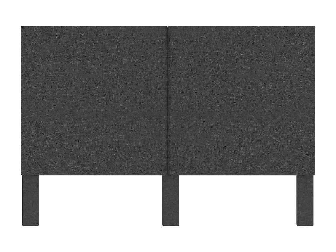 Tête de lit accessoire tissu grise 141 x 116 x 3.8 cm TDL0203156