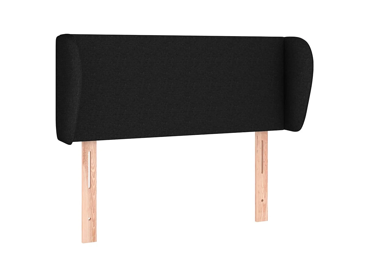 Tête de lit accessoire tissu noire 93 x 23 x 88 cm TDL0204384