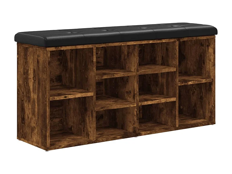 Banc de rangement à bois beige 102 x 32 x 50 cm DEC024838