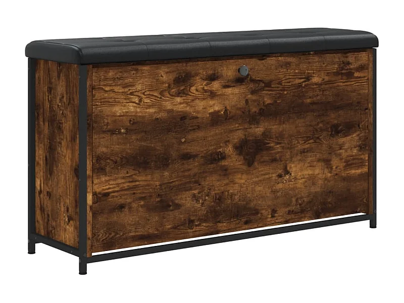 Banc de rangement à bois beige 102 x 32 x 56 cm DEC024954