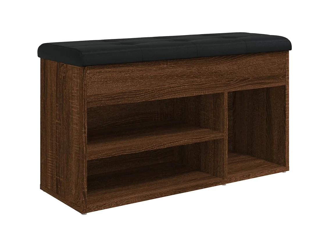 Banc de rangement à bois beige 82 x 32 x 45.5 cm DEC024875