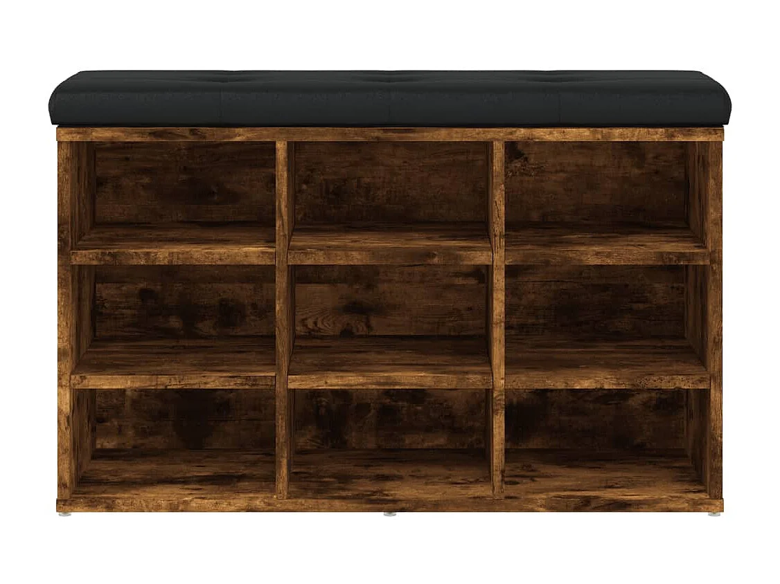 Banc de rangement à bois beige 82 x 32 x 50 cm DEC024853