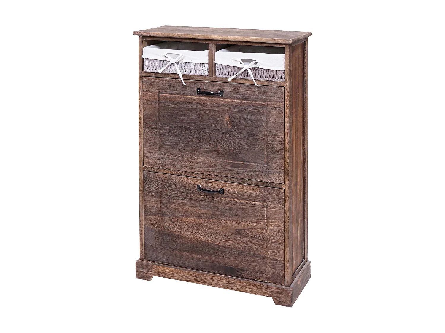 Meuble à chaussures étagère bois marron 60 x 24 x 100 cm 04_0005414