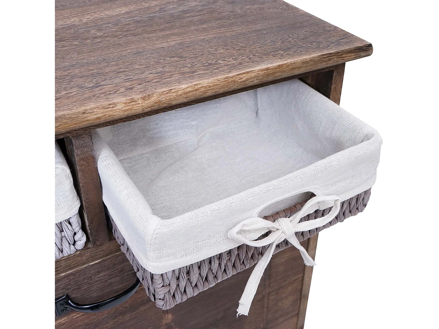 Meuble à chaussures étagère bois marron 60 x 24 x 100 cm 04_0005414