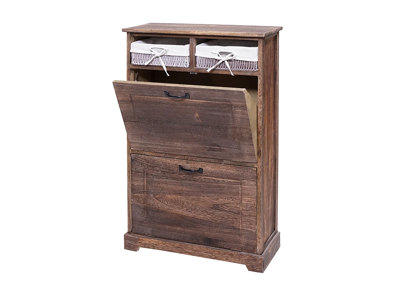 Meuble à chaussures étagère bois marron 60 x 24 x 100 cm 04_0005414