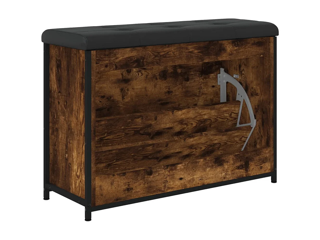 Banc de rangement à bois beige 82 x 32 x 56 cm DEC024824