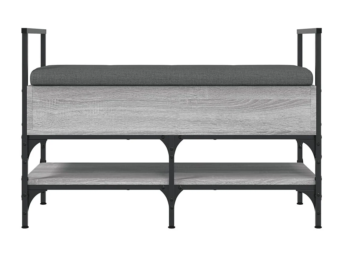 Banc de rangement à bois marron 85.5 x 42 x 57.5 cm DEC024952