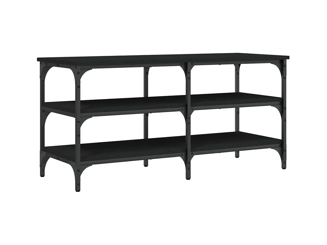 Banc de rangement à bois marron 100 x 38.5 x 49 cm DEC024907