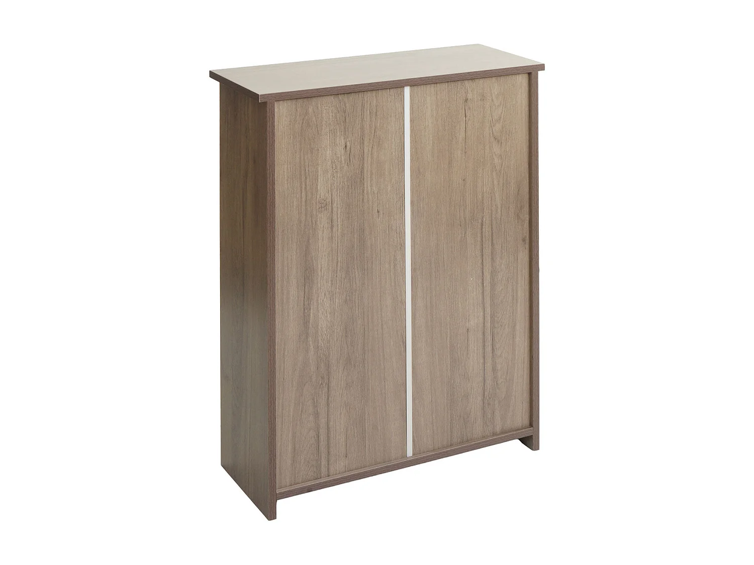 Meuble à chaussures 81 effet bois marron 57 x 17 x 85 cm 04_0005893