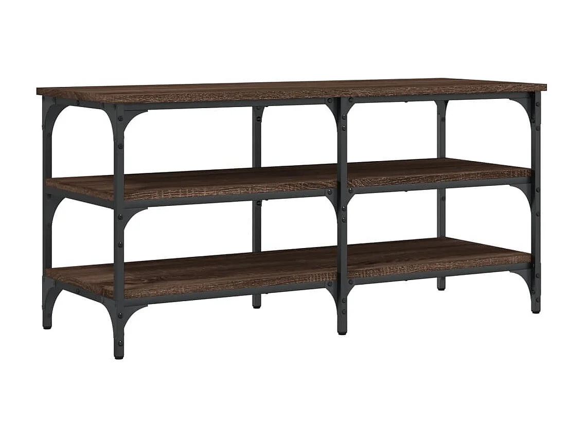 Banc de rangement à bois beige 100 x 38.5 x 49 cm DEC024857