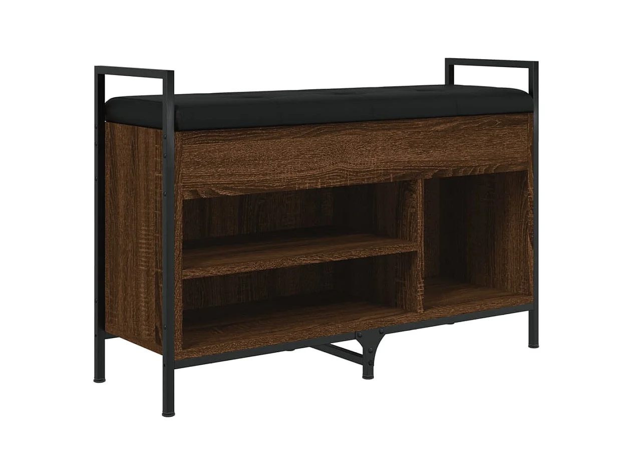 Banc de rangement à bois beige 85.5 x 32 x 57.5 cm DEC024879