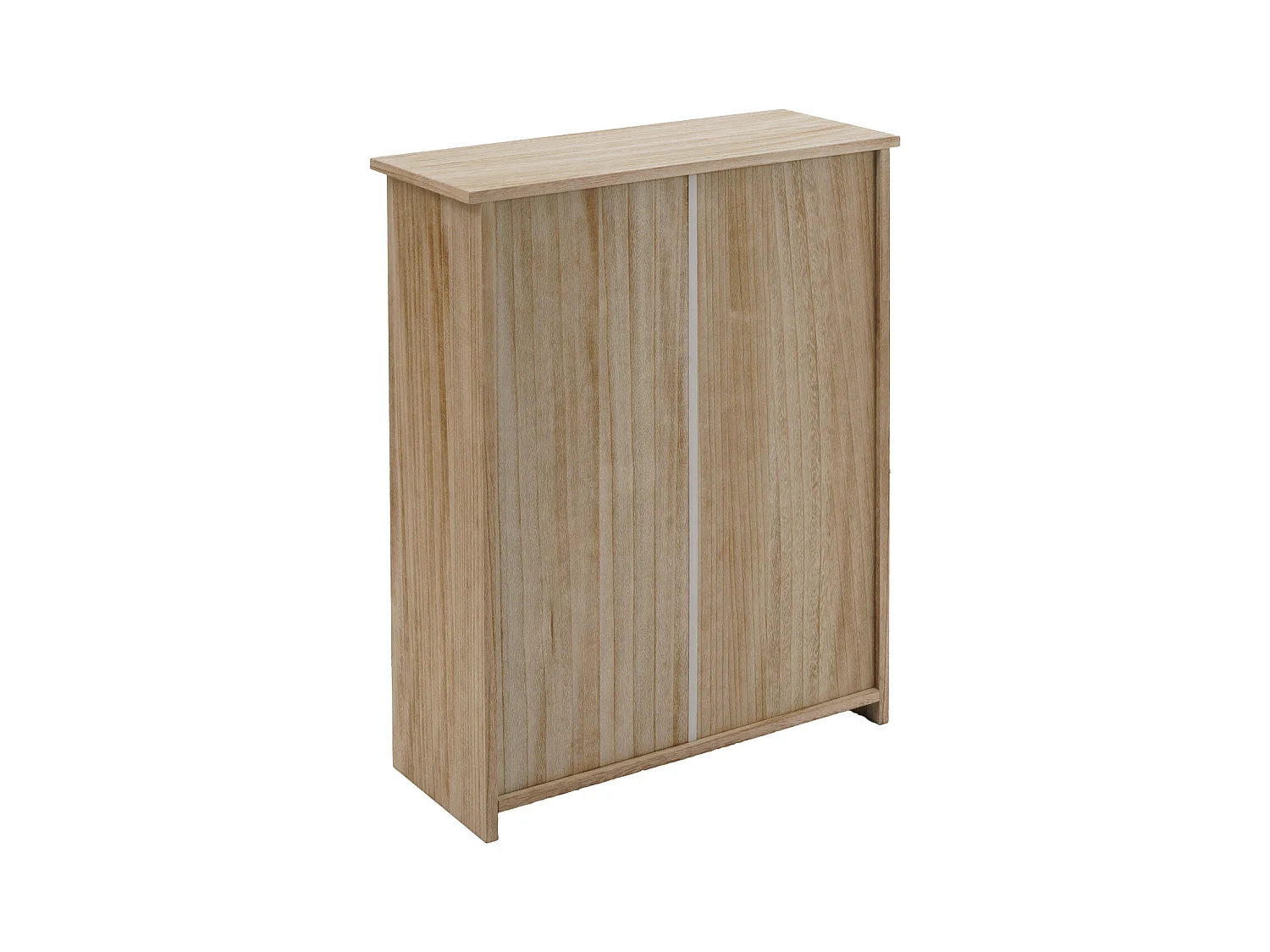 Meuble à chaussures 81x60x25 effet bois marron 57 x 17 x 85 cm 04_0005894