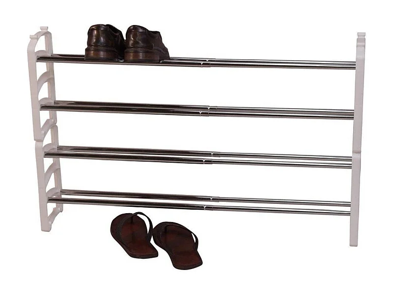 Lot de 2 étagères blanche 104 x 18 x 33 cm MED05089