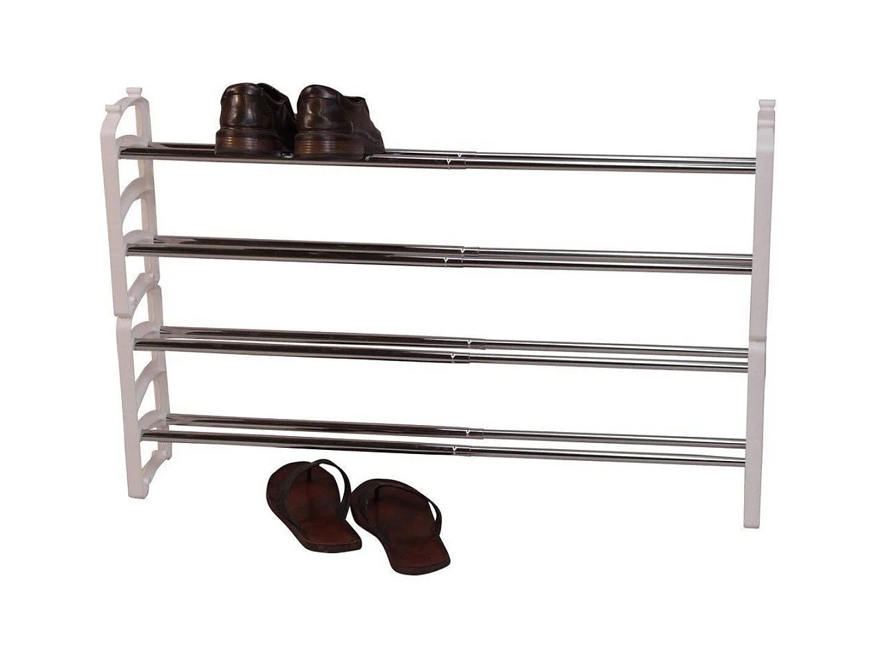 Lot de 2 étagères blanche 104 x 18 x 33 cm MED05089