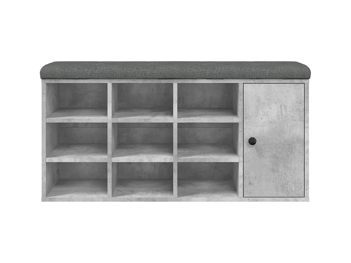 Banc de rangement à bois marron 102 x 32 x 50 cm DEC024902