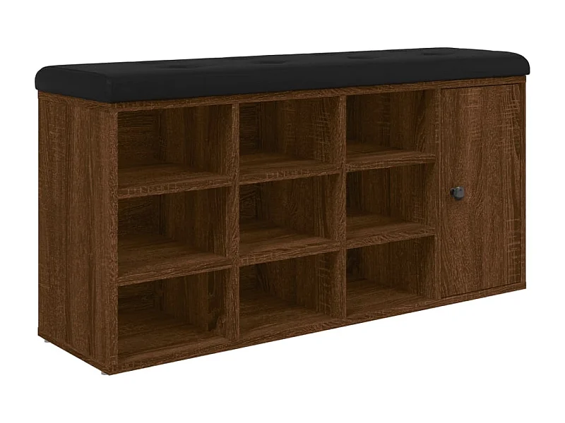 Banc de rangement à bois beige 102 x 32 x 50 cm DEC024861