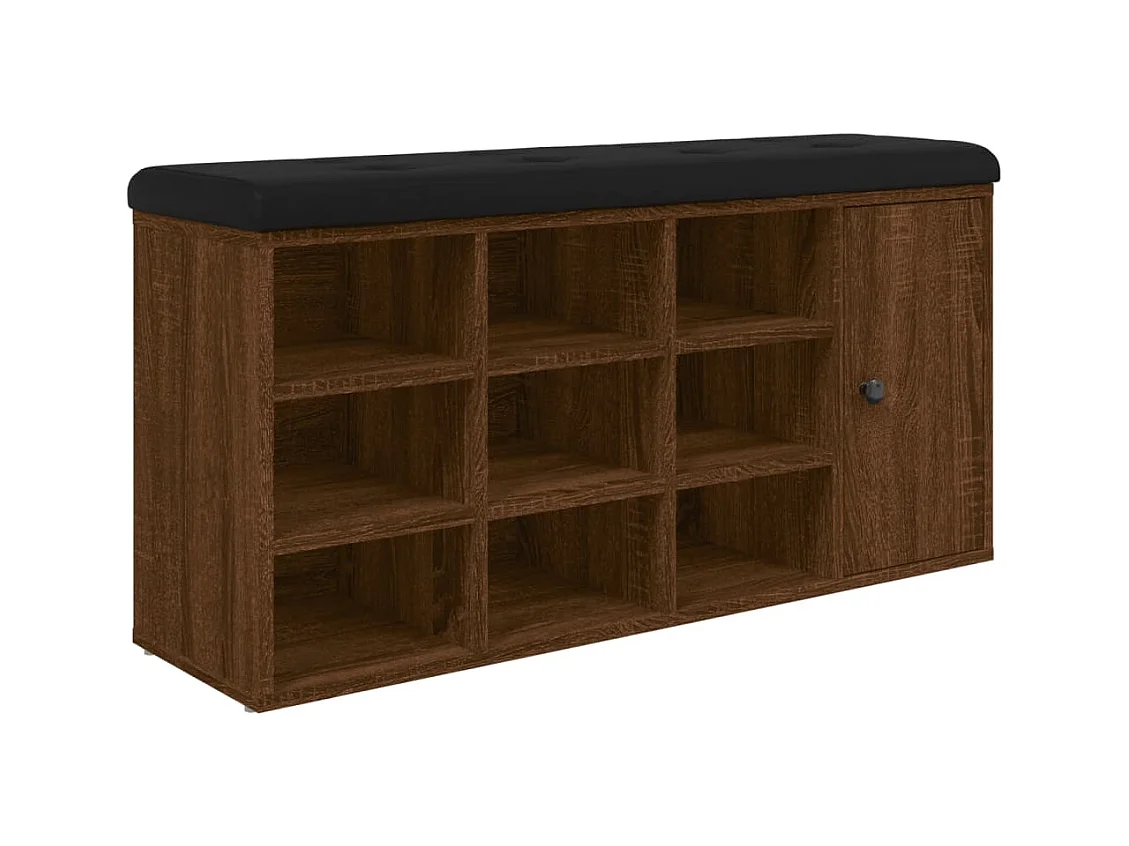 Banc de rangement à bois beige 102 x 32 x 50 cm DEC024861