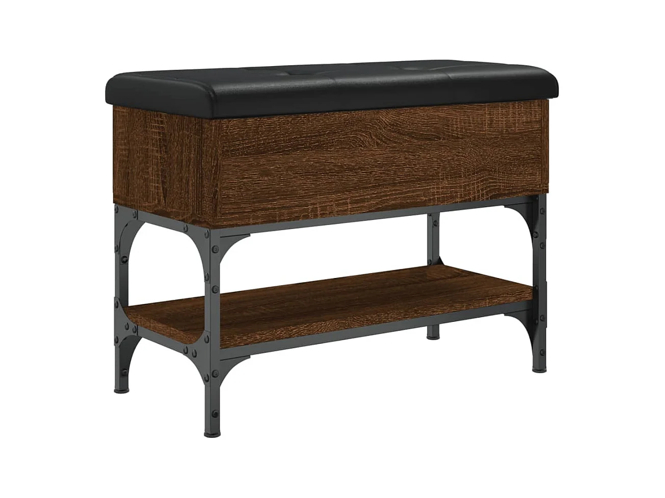 Banc de rangement à bois beige 62 x 32 x 45 cm DEC024867