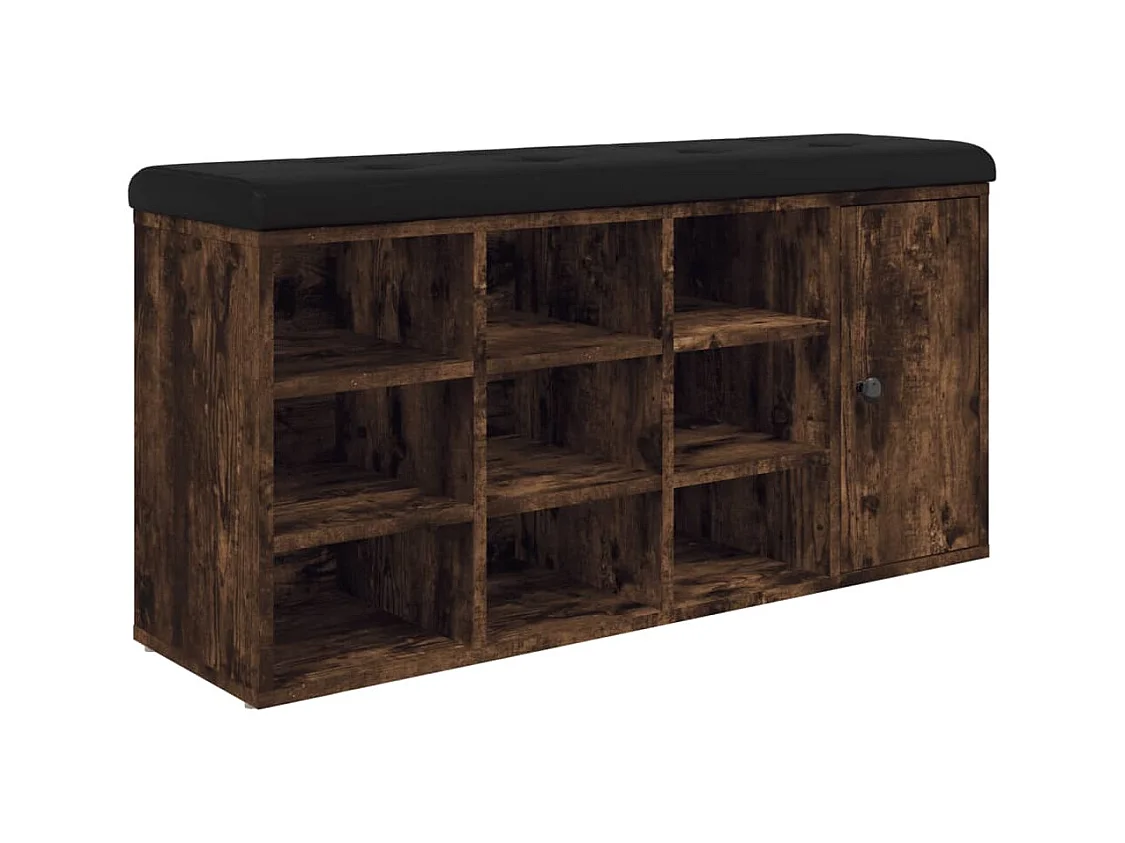 Banc de rangement à bois beige 102 x 32 x 50 cm DEC024837