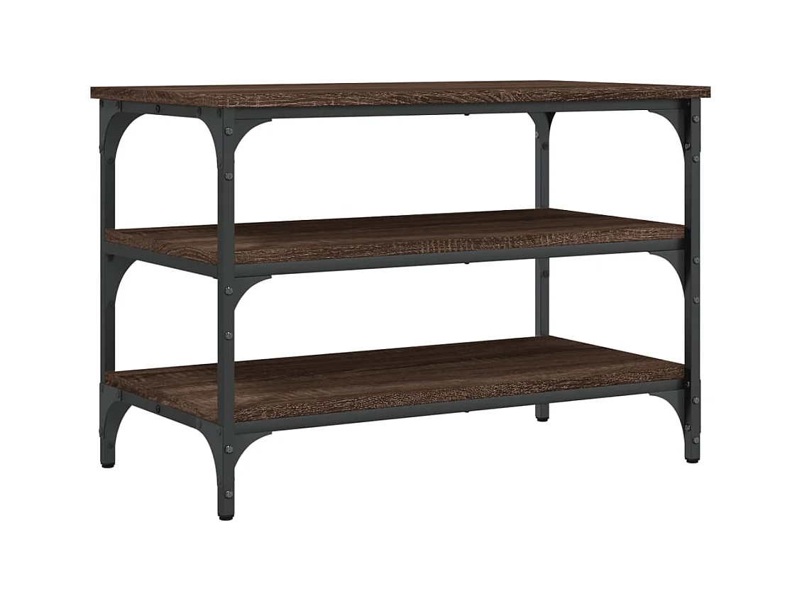 Banc de rangement à bois beige 70 x 38.5 x 49 cm DEC024872