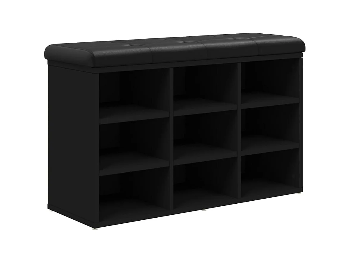 Banc de rangement à bois marron 82 x 32 x 50 cm DEC024926