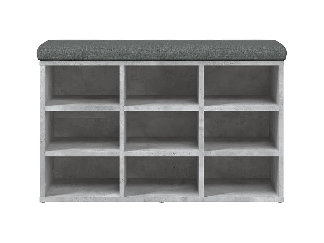 Banc de rangement à bois marron 82 x 32 x 50 cm DEC024906