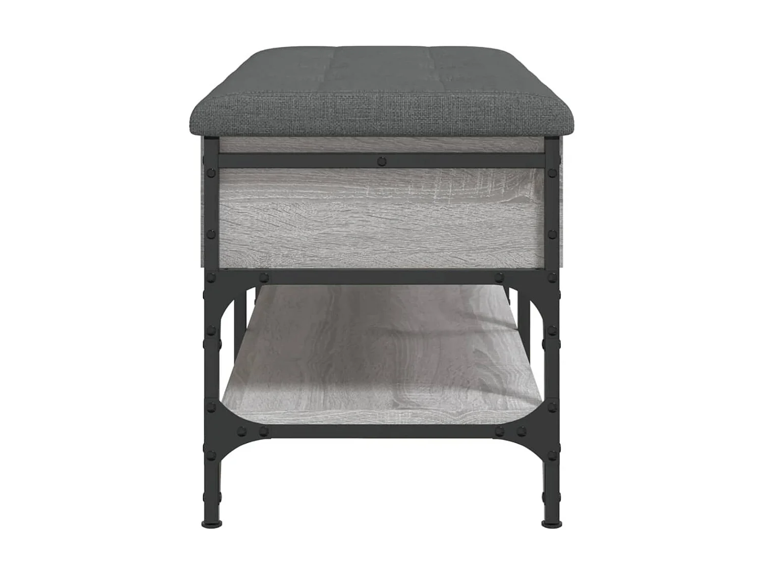 Banc de rangement à bois marron 82 x 42 x 45 cm DEC024950