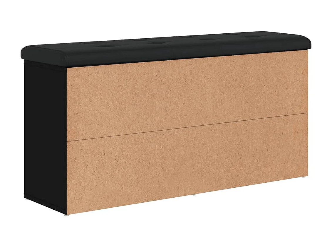 Banc de rangement à bois marron 102 x 32 x 50 cm DEC024911