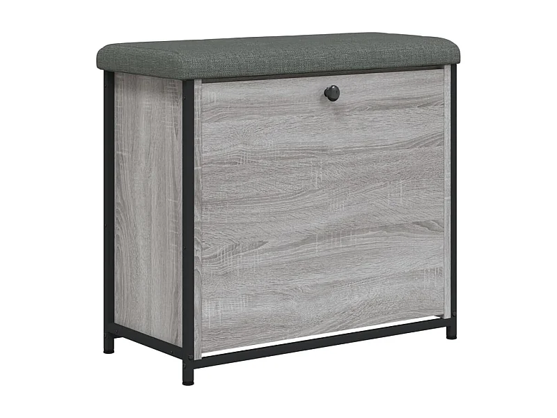 Banc de rangement à grise 62 x 32 x 56 cm DEC024960