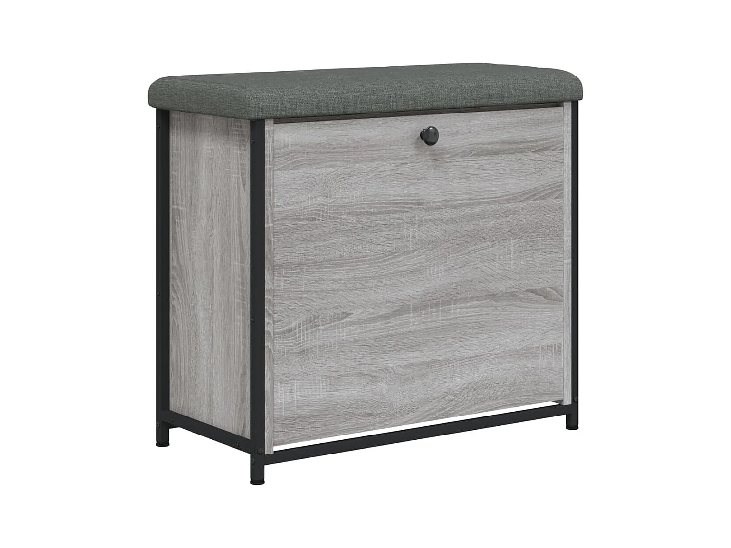 Banc de rangement à grise 62 x 32 x 56 cm DEC024960