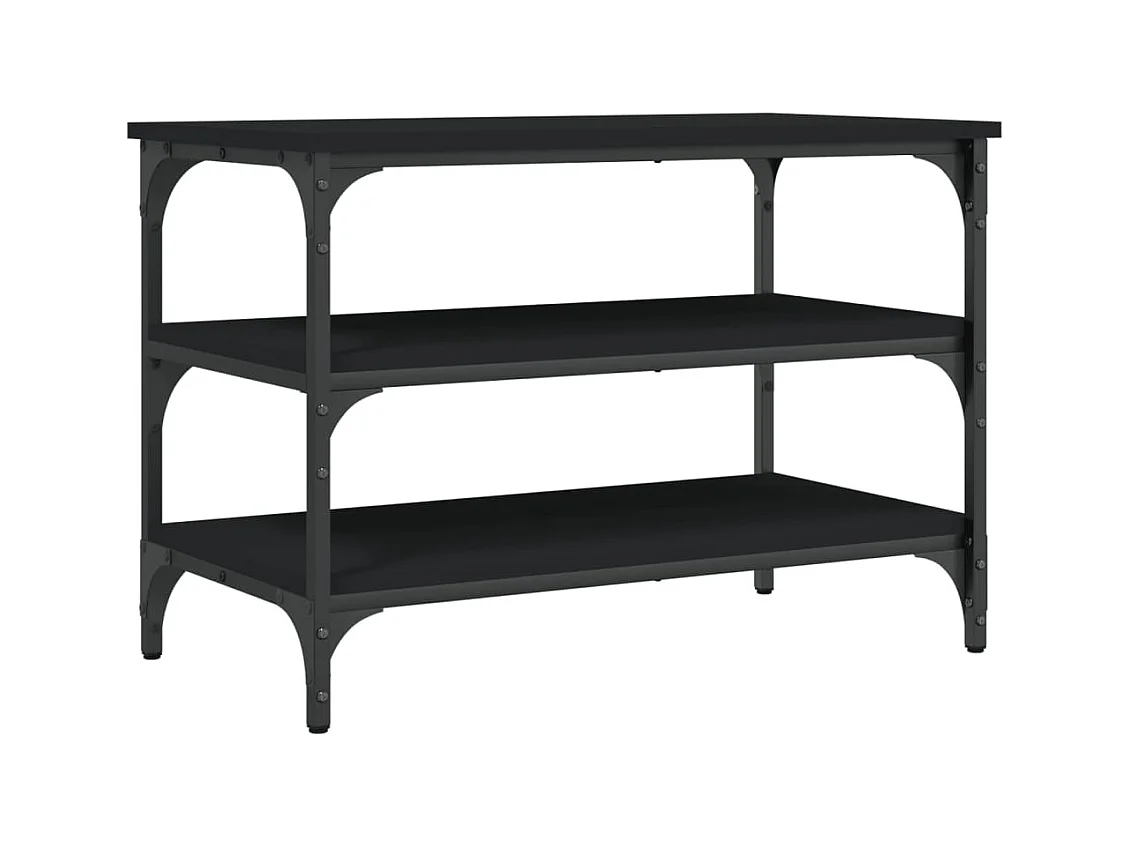 Banc de rangement à bois marron 70 x 38.5 x 49 cm DEC024921