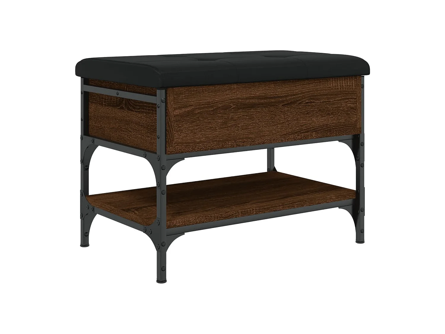 Banc de rangement à bois beige 62 x 42 x 45 cm DEC024870