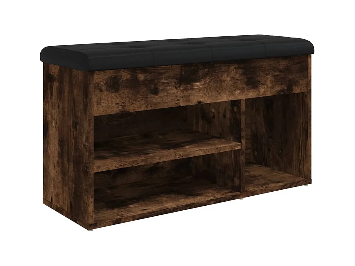 Banc de rangement à bois beige 82 x 32 x 45.5 cm DEC024851