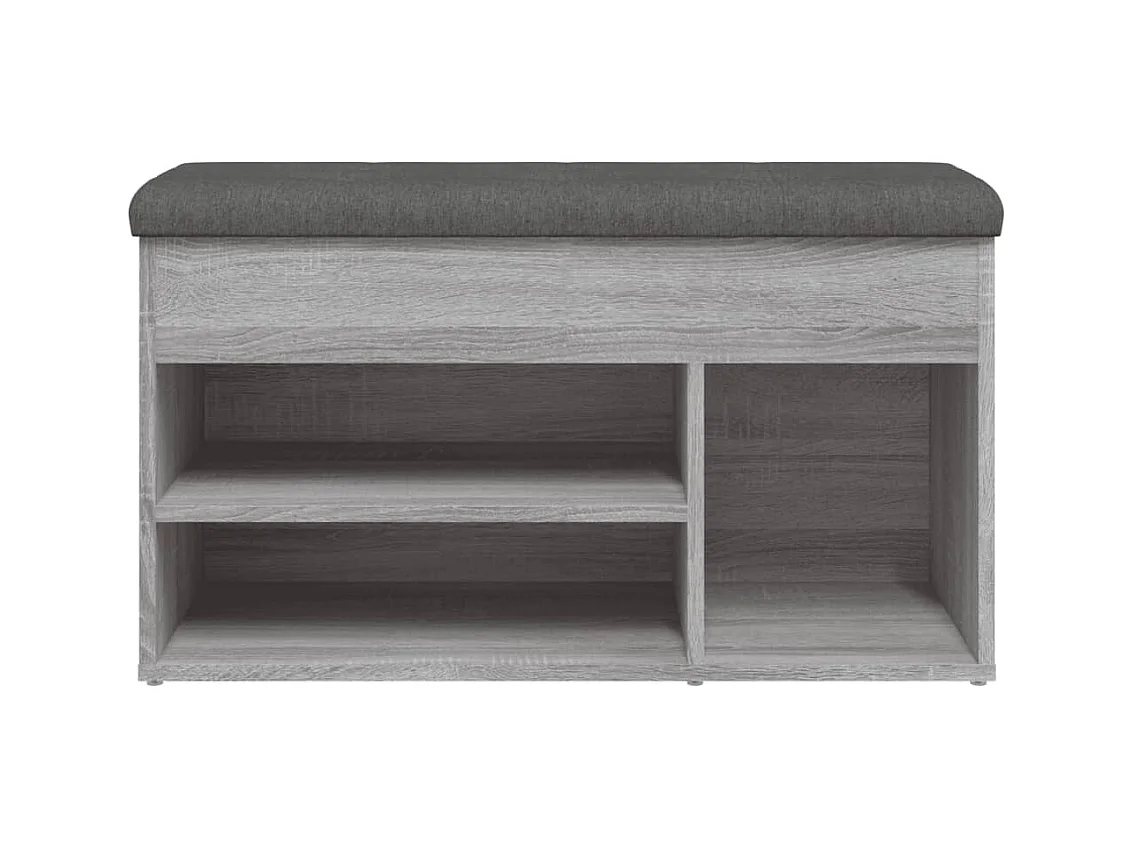 Banc de rangement à bois marron 82 x 32 x 45.5 cm DEC024947