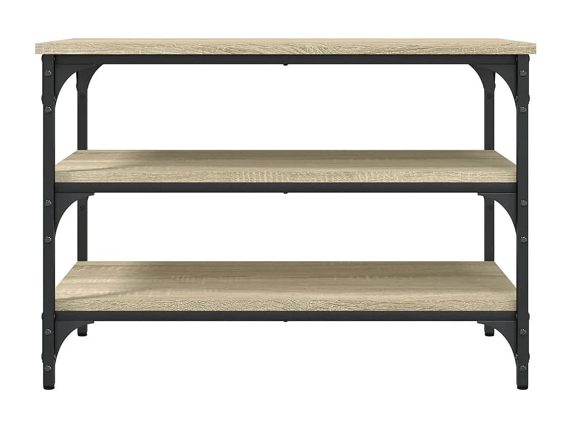 Banc de rangement à bois beige 70 x 38.5 x 49 cm DEC024893