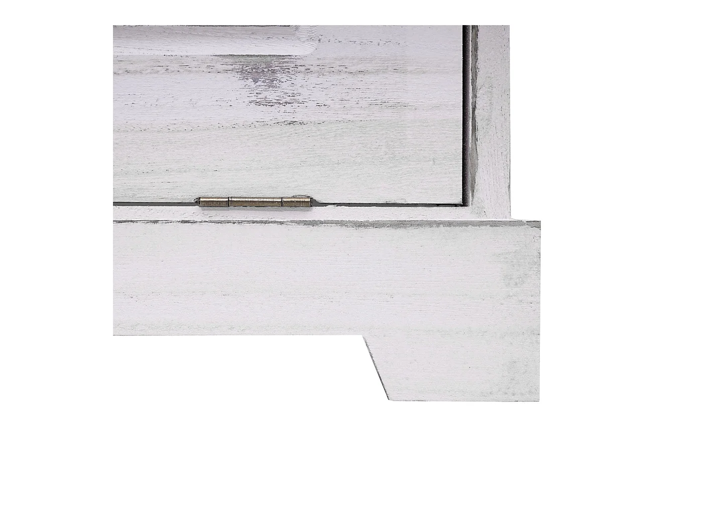 Meuble à chaussures étagère bois blanche 60 x 24 x 100 cm 04_0002449