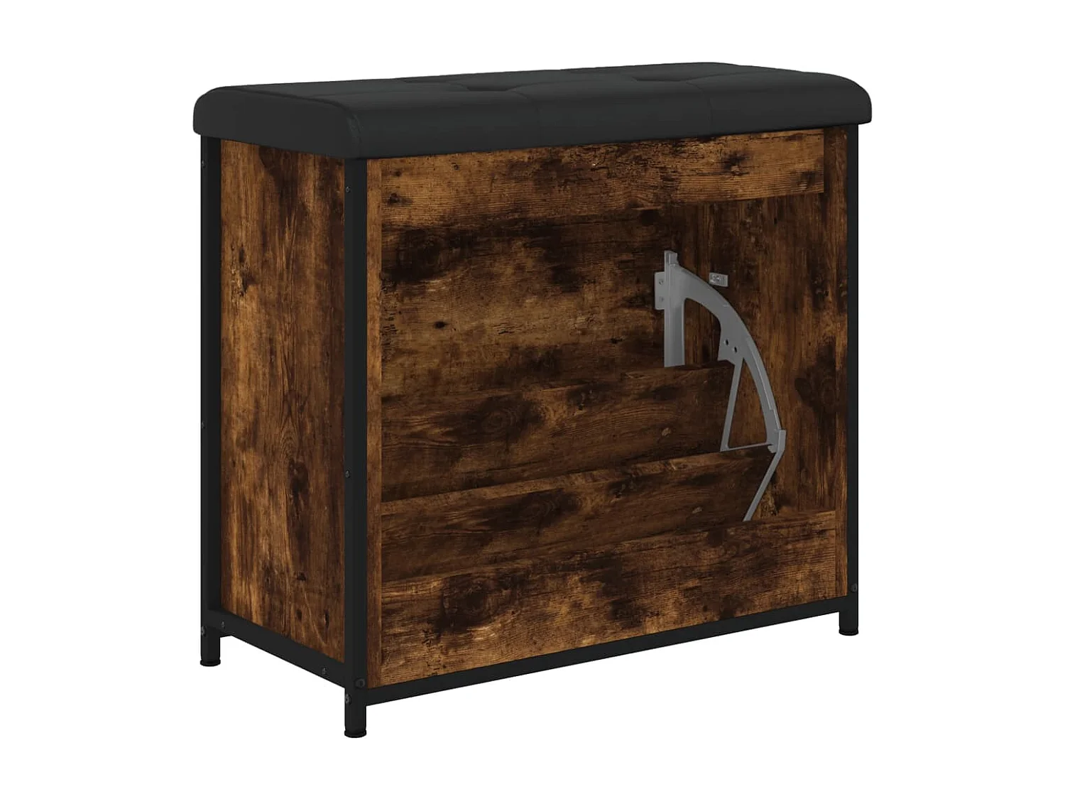 Banc de rangement à bois beige 62 x 32 x 56 cm DEC024822