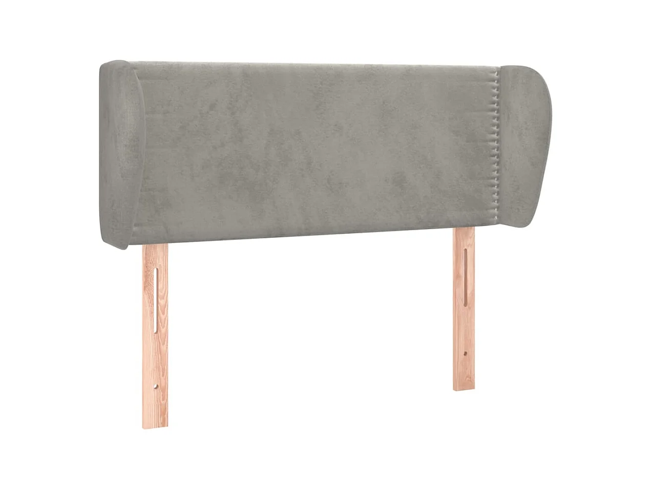 Tête de lit accessoire tissu grise 103 x 23 x 88 cm TDL0205280