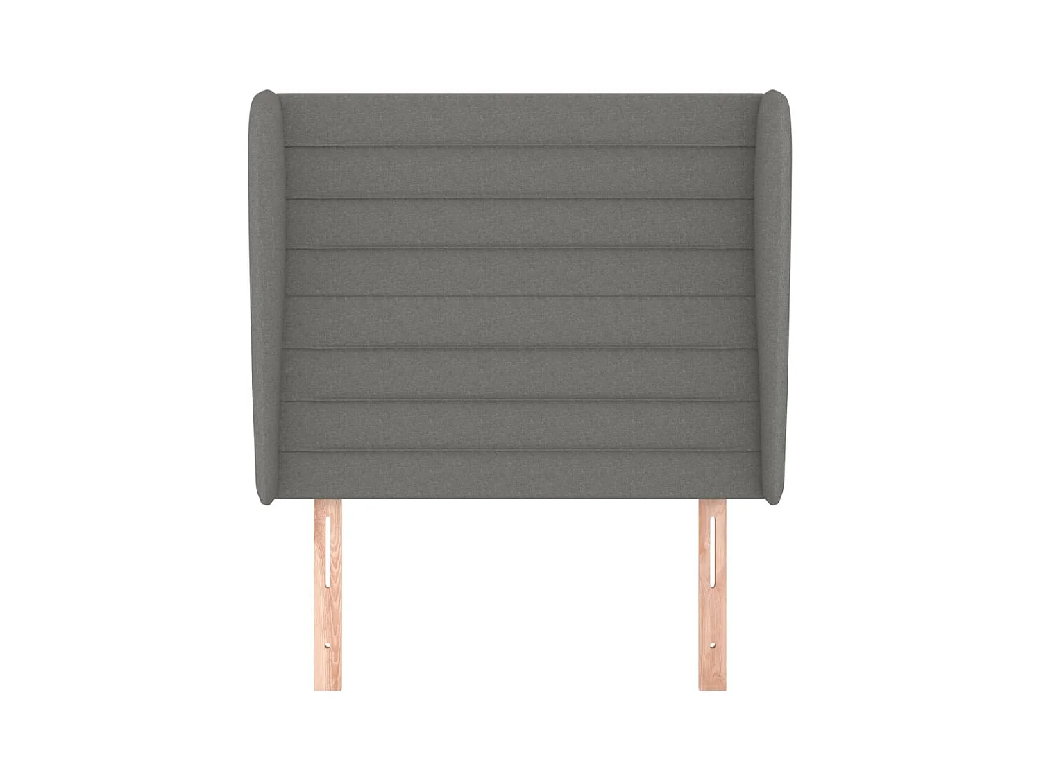 Tête de lit accessoire tissu grise 103 x 23 x 128 cm TDL0205051