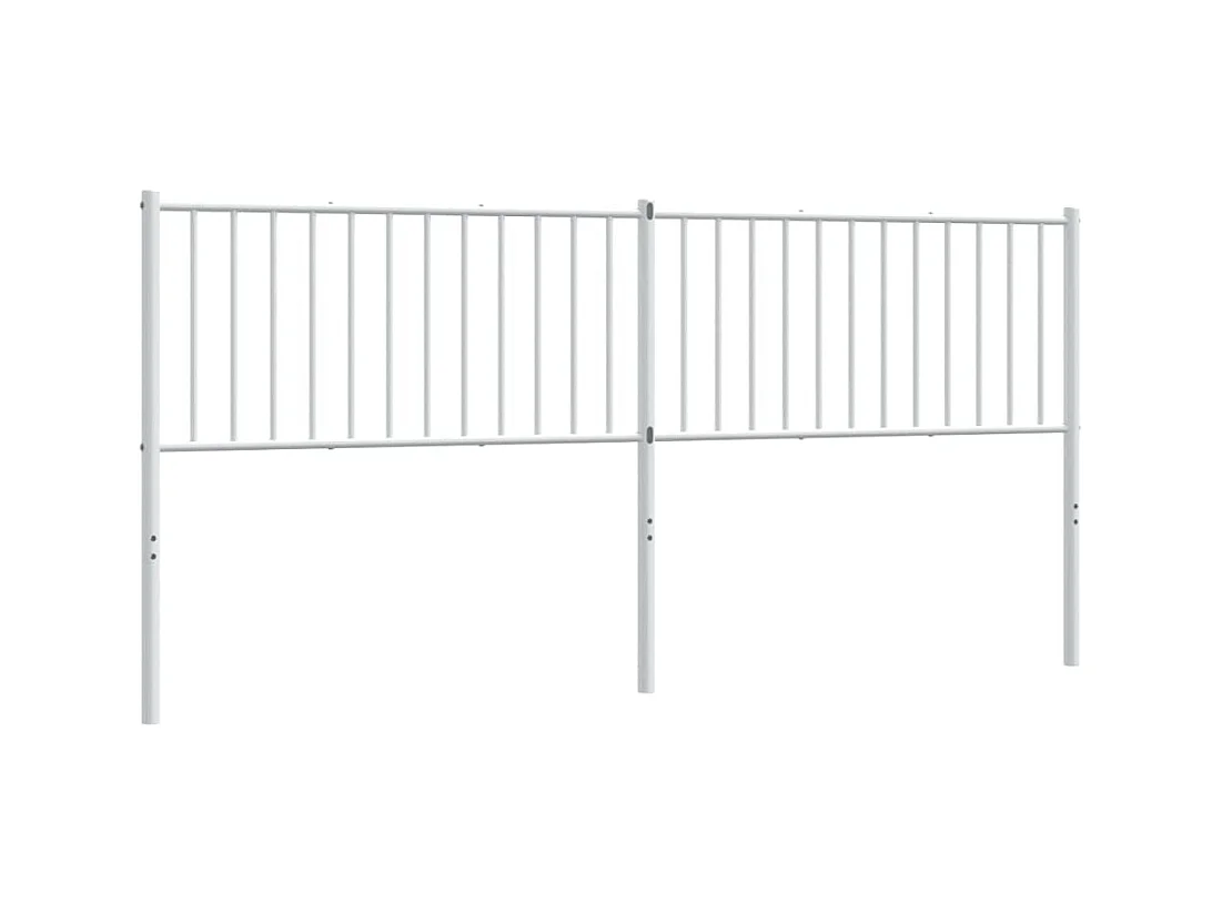 Tête de lit accessoire métal blanche 198 x 3 x 90 cm TDL0202466