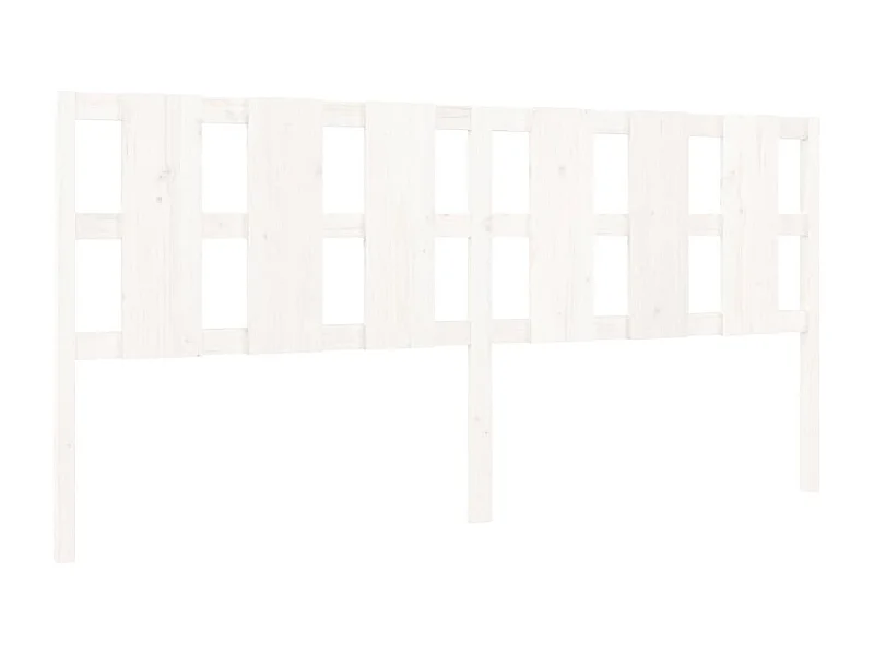 Tête de lit accessoire bois blanche 205.5 x 4 x 100 cm TDL0203738