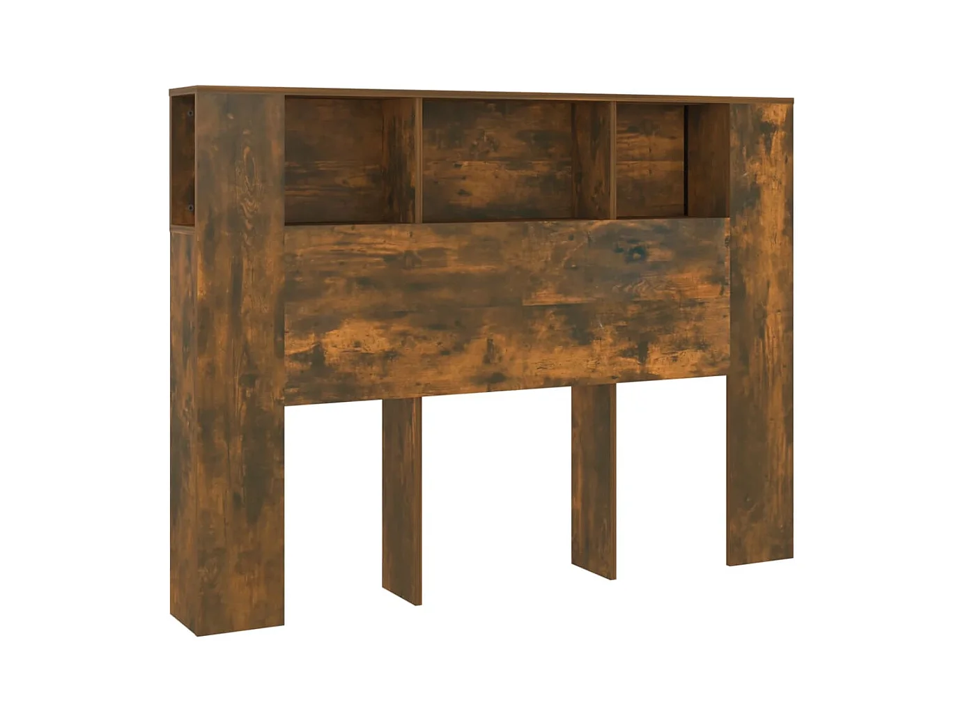 Tête de lit avec effet bois marron 140 x 18.5 x 104.5 cm TDL0200078