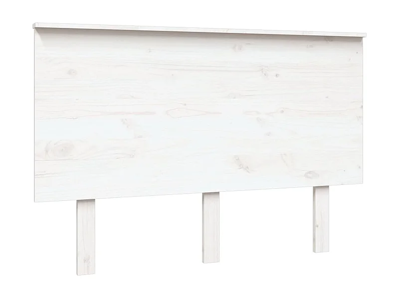 Tête de lit accessoire bois blanche 124 x 6 x 82.5 cm TDL0203932