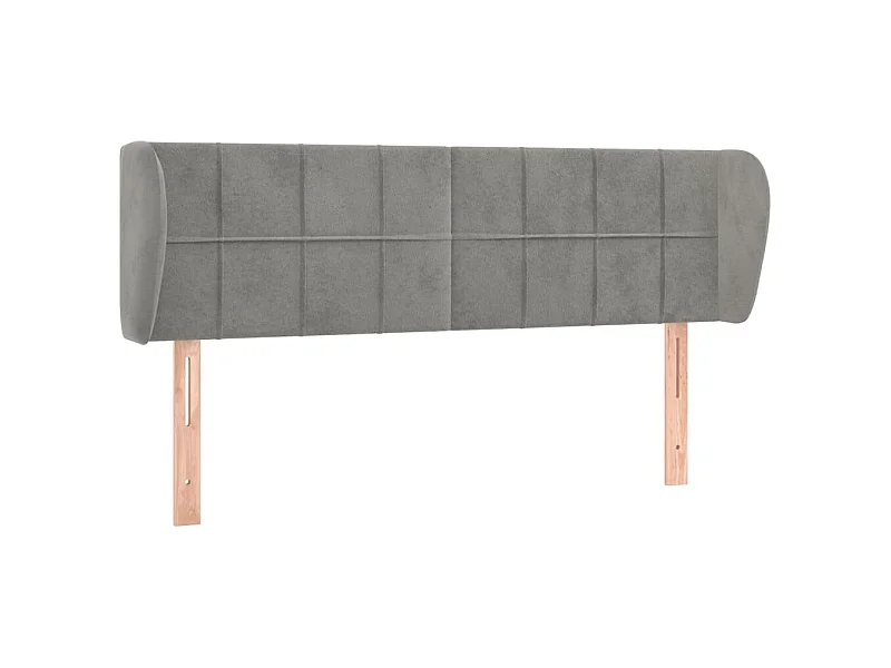 Tête de lit accessoire tissu grise 147 x 23 x 88 cm TDL0205231
