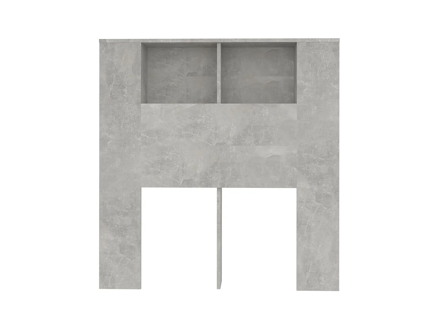 Tête de lit avec effet bois grise 100 x 18.5 x 104.5 cm TDL0200042