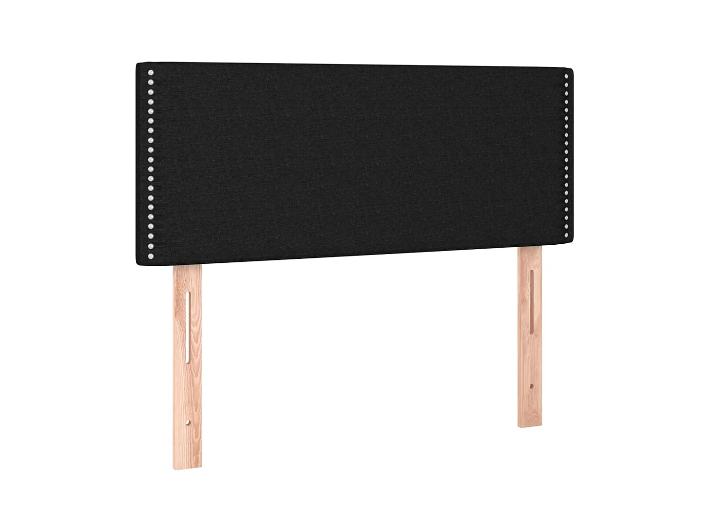 Tête de lit accessoire tissu noire 90 x 5 x 78 cm TDL0202081