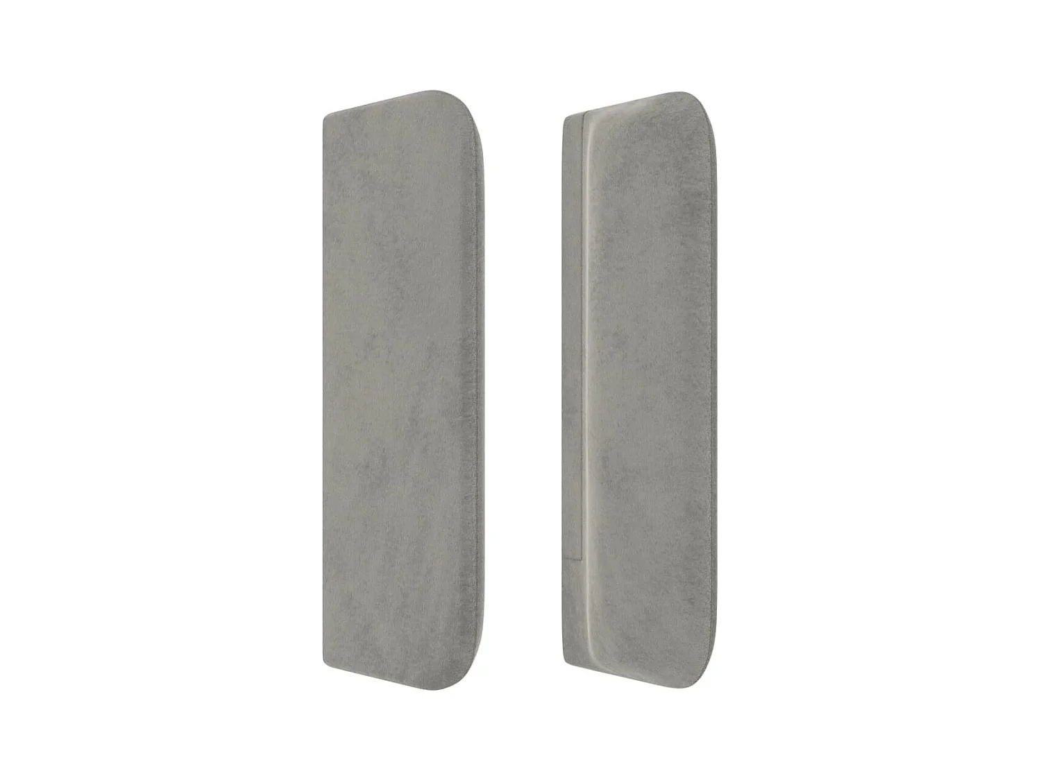 Tête de lit accessoire tissu grise 163 x 16 x 88 cm TDL0205223