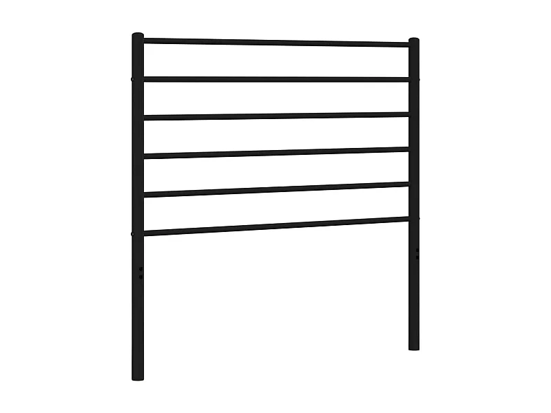 Tête de lit accessoire métal argentée 80 x 3 x 90 cm TDL0202411